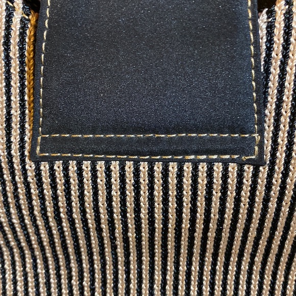 The SAK Bag vintage black and tan woven purse BAGP117 - Picture 7 of 11